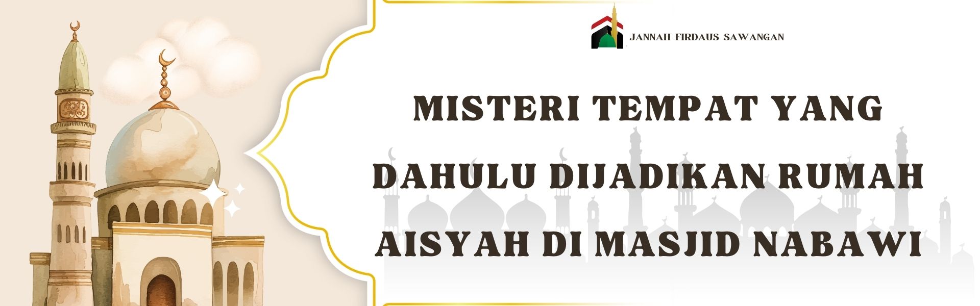 Misteri Tempat yang Dahulu Dijadikan Rumah Aisyah di Masjid Nabawi